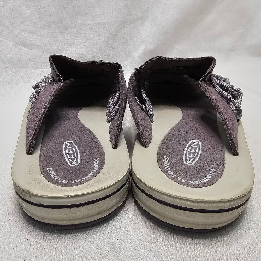 Keen Uneek Shoes Mules Slides Purple Suede Comfort Slip On 1017232 Women's 9W - Picture 4 of 10